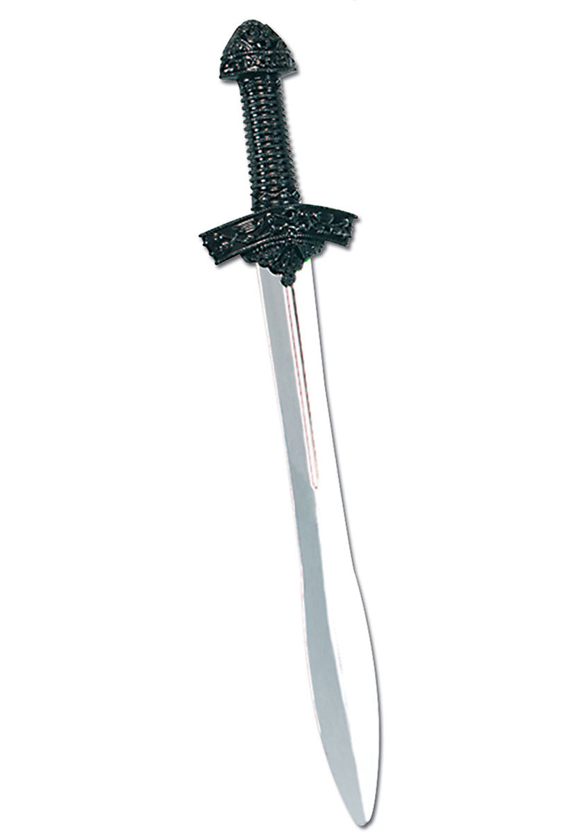 Knight Toy Sword Black & Silver