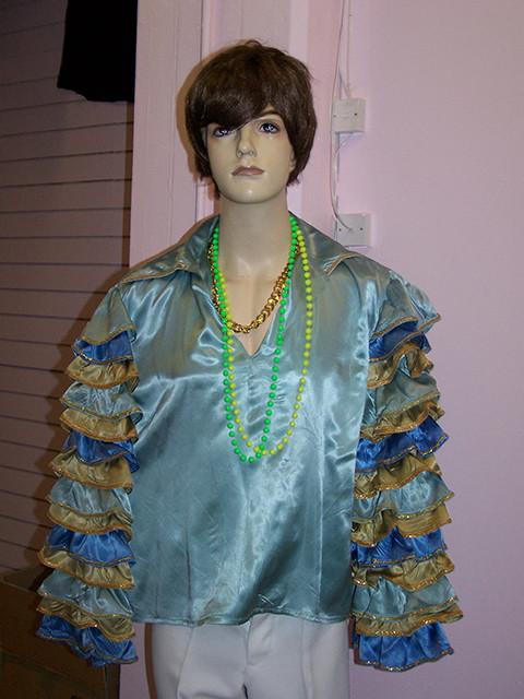 blue gold and white carnival outfit (£45.00 HIRE ONLY)