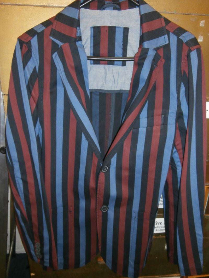 1920s Boater Man (Blue, Red & Black) £60.00 HIRE ONLY)