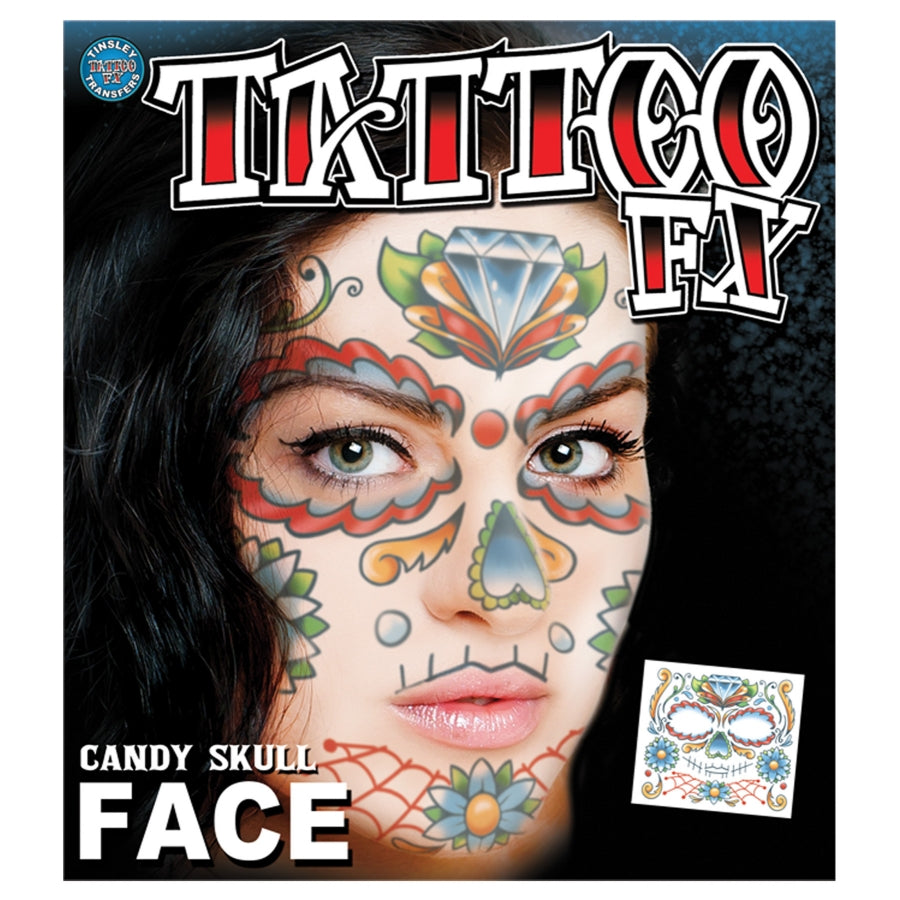 Tattoo Face Candy Skull