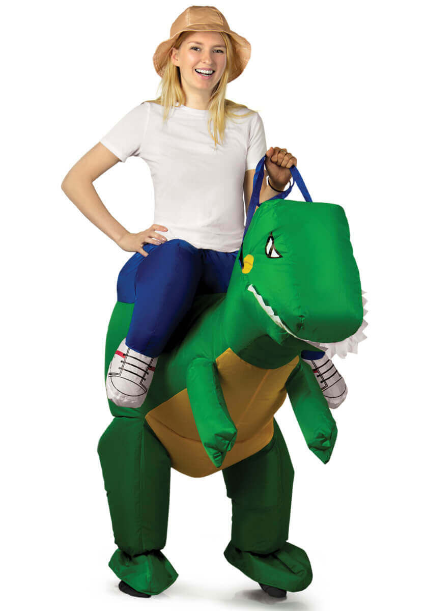 Inflatable Ride On T-Rex-Dinosaur Costume