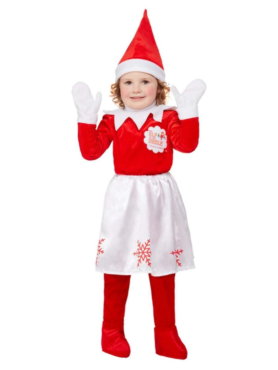 Elf on the Shelf Girl Costume, Red - T2