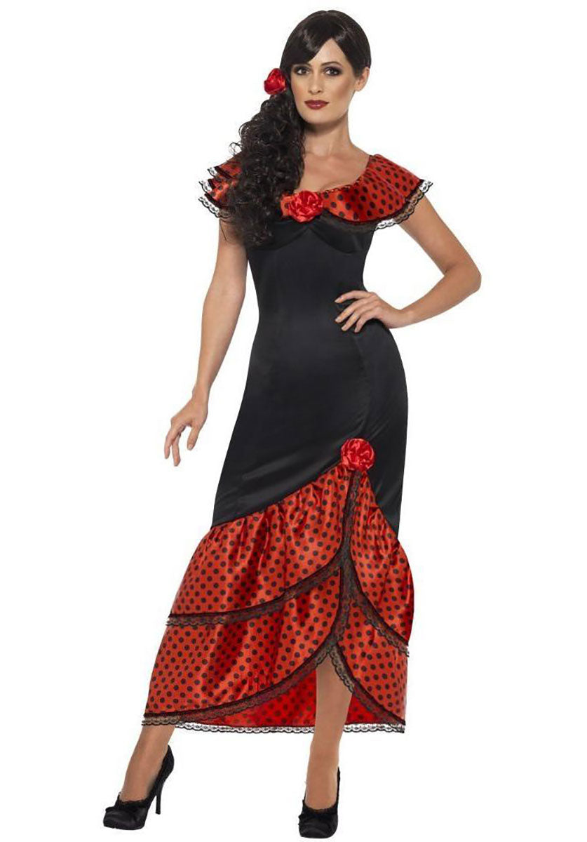Flamenco Senorita Costume, Black