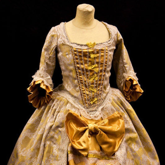 18th Century Dress in Gold(£70.00 HIRE ONLY)