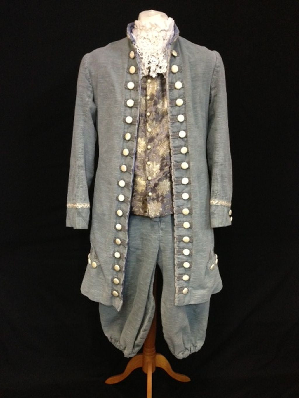 18th Century Court Gent in Grey and Blue (HIRE ONLY)