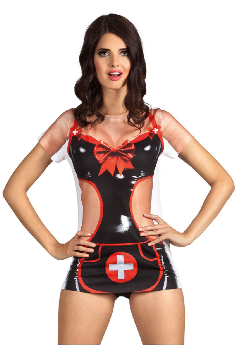 Naughty Nurse Photorealistic Shirt