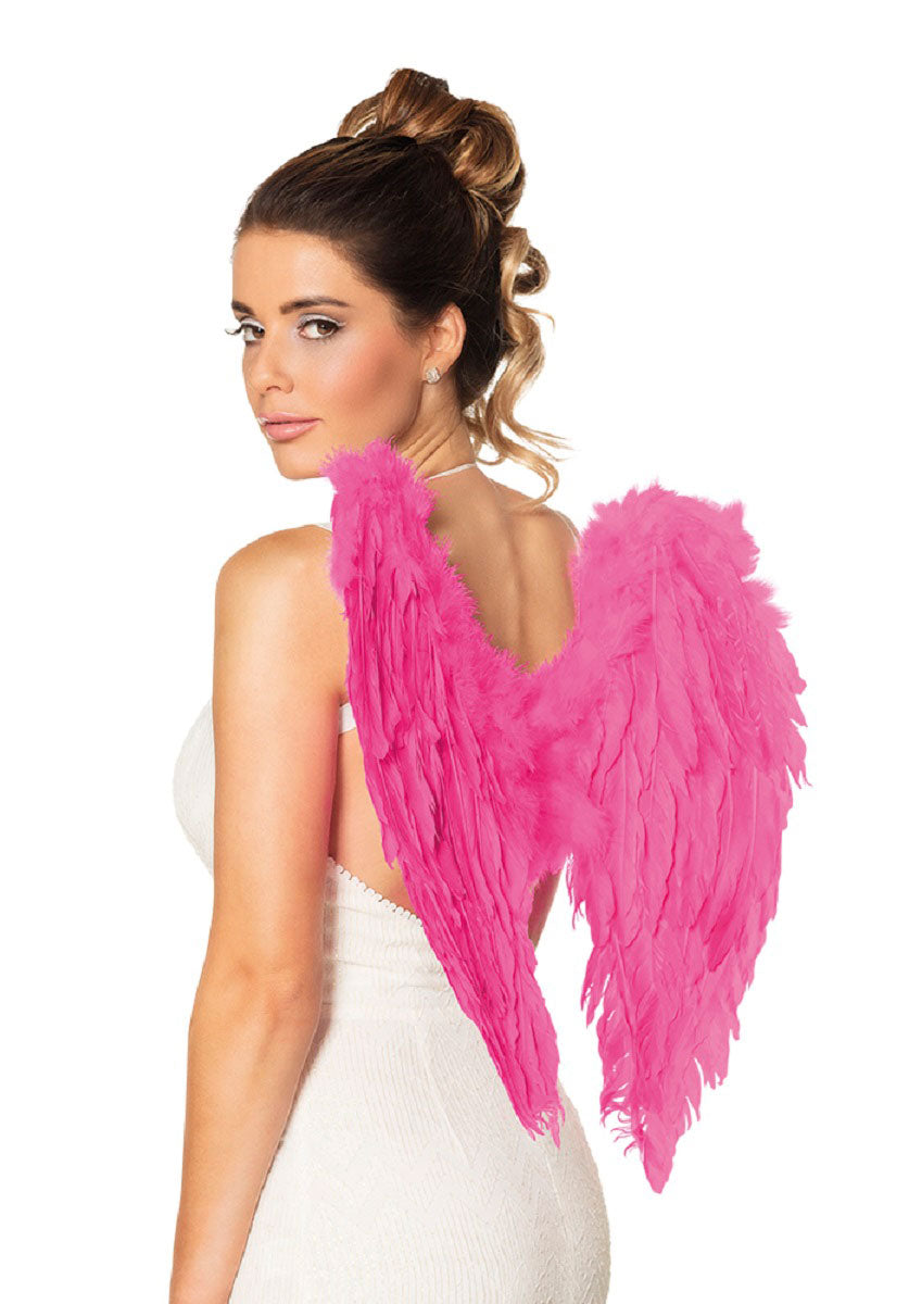 Hot Pink Angel Wings - Small