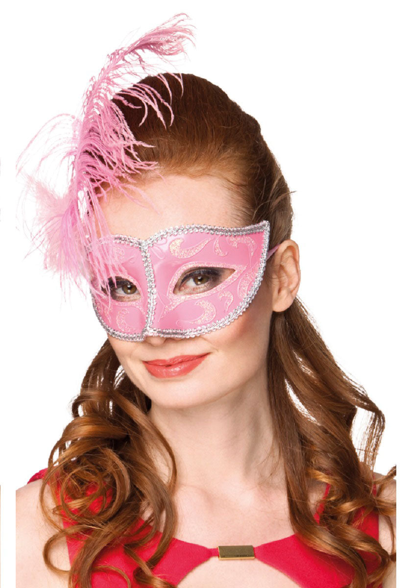 Venice Allegro Eye Mask- Pink