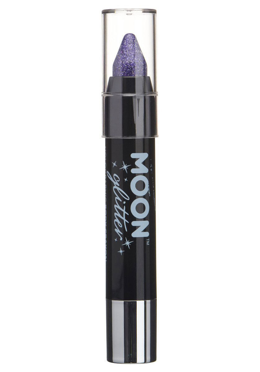Moon Glitter Hologrpahic Body Crayons, Purple