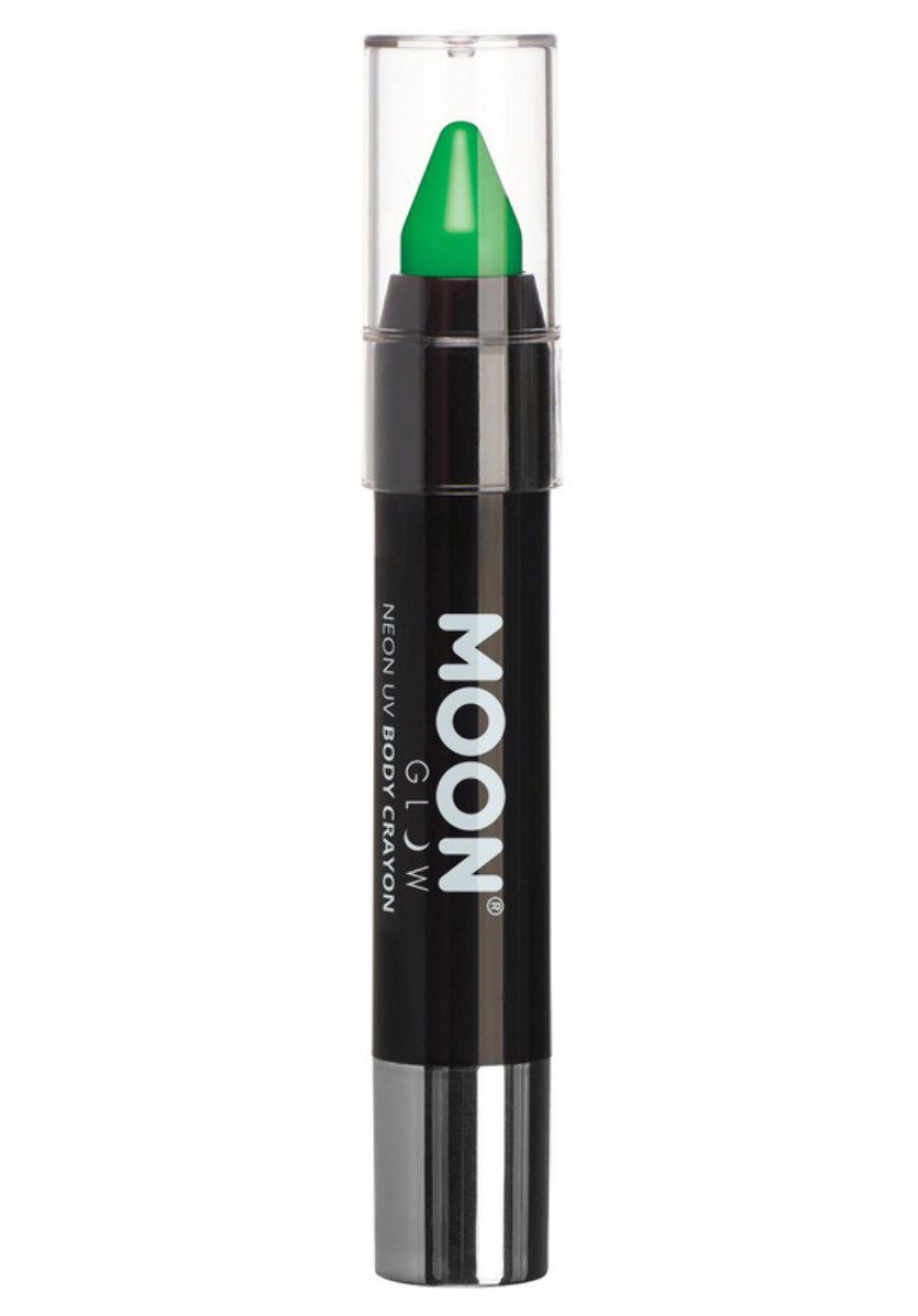 Moon Glow Intense Neon UV Body Crayons, Green