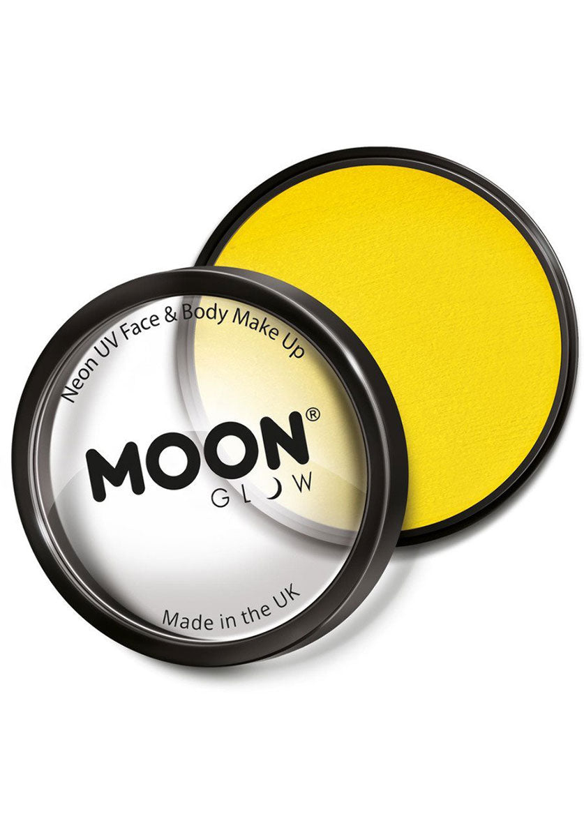 Moon Glow Pro Intense Neon UV Cake Pot, Yellow