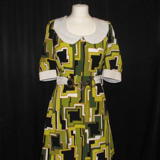 60s Peter Pan Collar Dress (£40.00 HIRE ONLY)