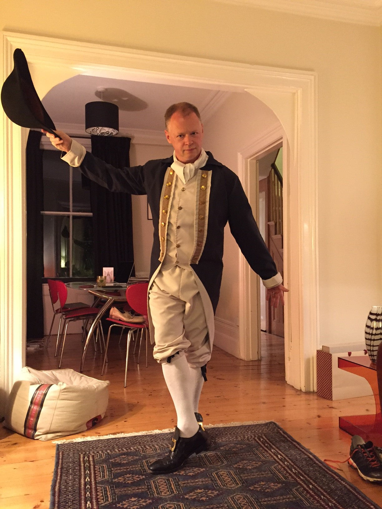 Regency Naval Man (Blue & Cream) (£60.00 HIRE ONLY)