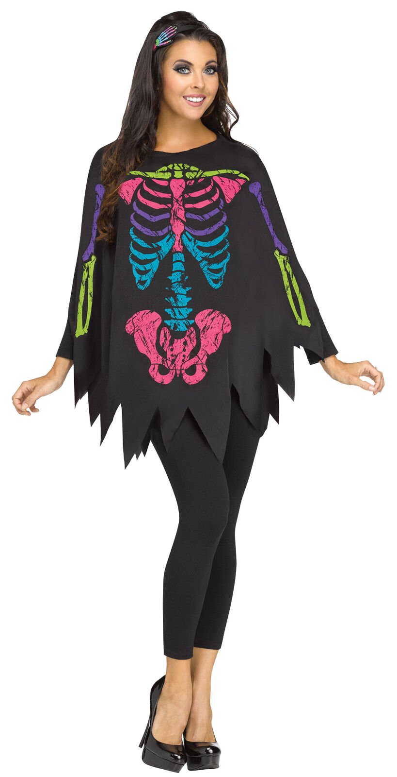 Day of Dead Poncho asst