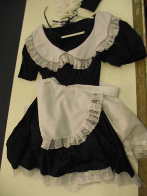sexy french maid costume (HIRE ONLY)