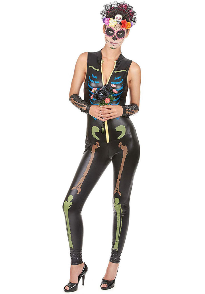 Neon Skeleton Catsuit