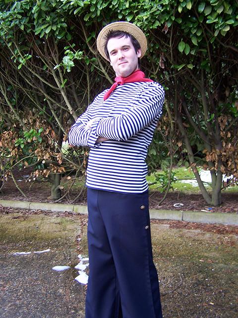 venice gondolier costume (HIRE ONLY)