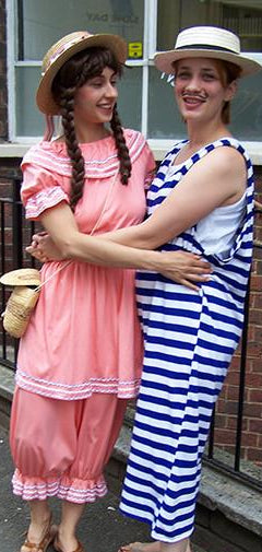Victorian bathing belles costumes (£30-£40 HIRE ONLY)
