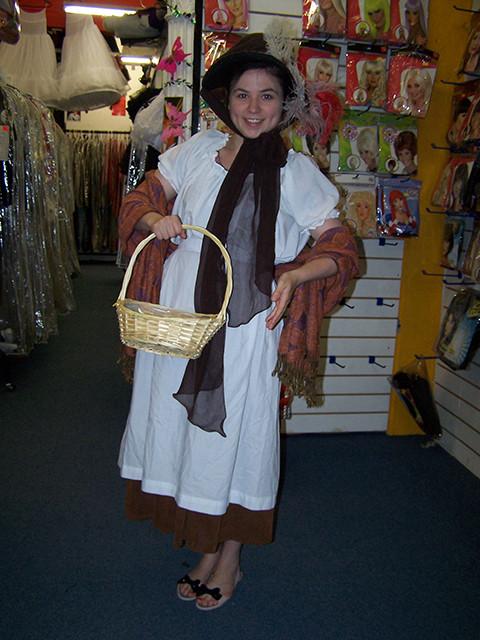 Victorian flower seller, Market girl costume (£40 HIRE ONLY)