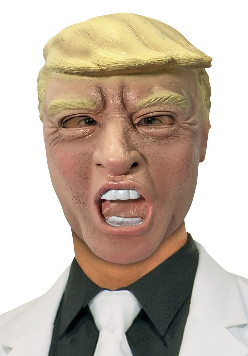 Trump Caricature Face Mask